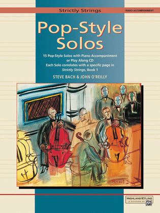 Book cover for Strictly Strings Pop-Style Solos