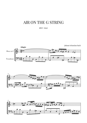 Bach: Air on the G String for French Horn and Trombone