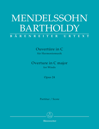 Book cover for Overture in C major for Winds (Score)