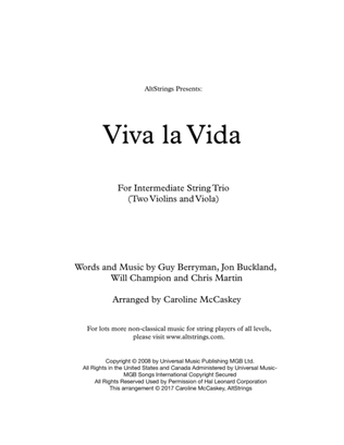 Book cover for Viva La Vida