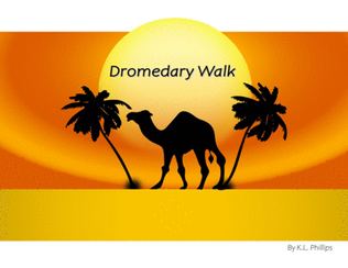 Book cover for Dromedary Walk - Beginner Piano Solo