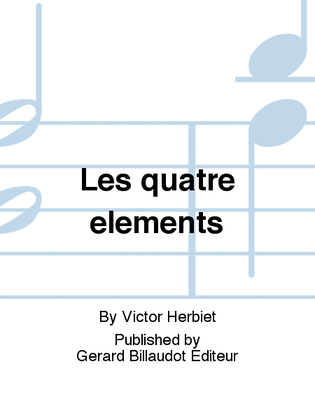 Book cover for Les quatre elements