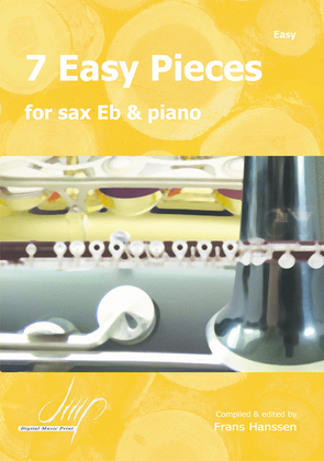Book cover for 7 Easy Pieces For Saxophone Eb and Piano