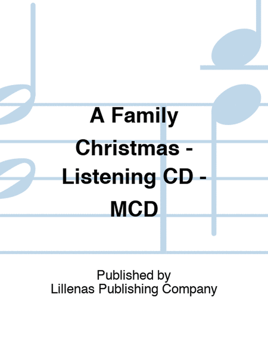 A Family Christmas - Listening CD - MCD