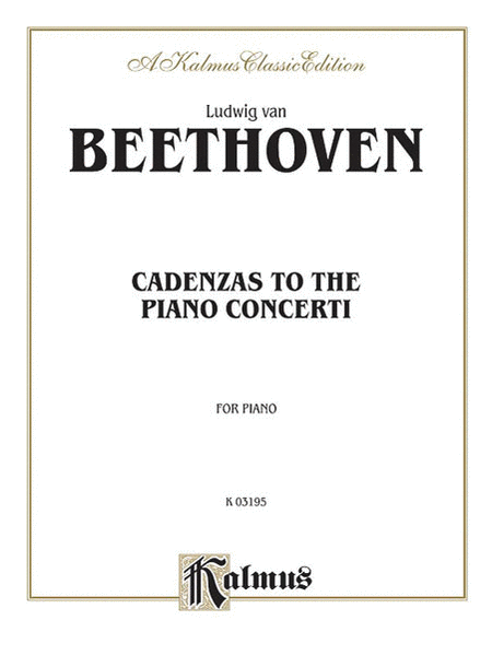 Cadenzas to the Piano Concerti