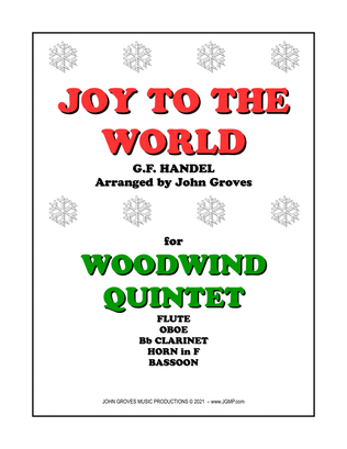 Book cover for Joy To The World - Woodwind Quintet