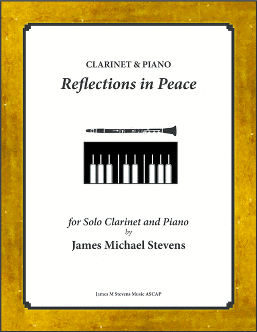 Reflections in Peace - Clarinet & Piano image number null