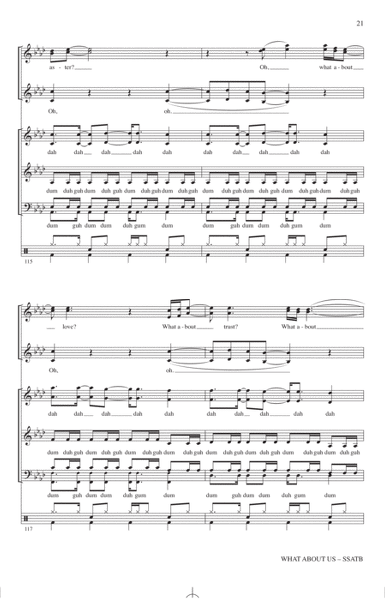 What About Us (arr. Paul Langford)