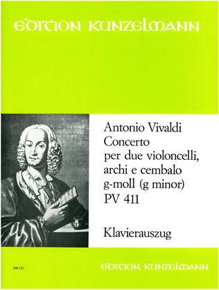 Book cover for Concerto for 2 celli PV 411