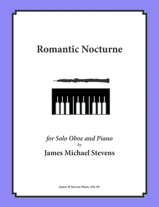 Book cover for Romantic Nocturne - Solo Oboe and Piano