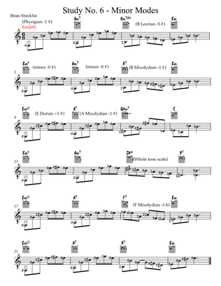 Study No. 6 - Minor Modes