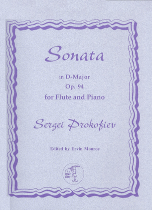 Book cover for Sonata for Flute and Piano