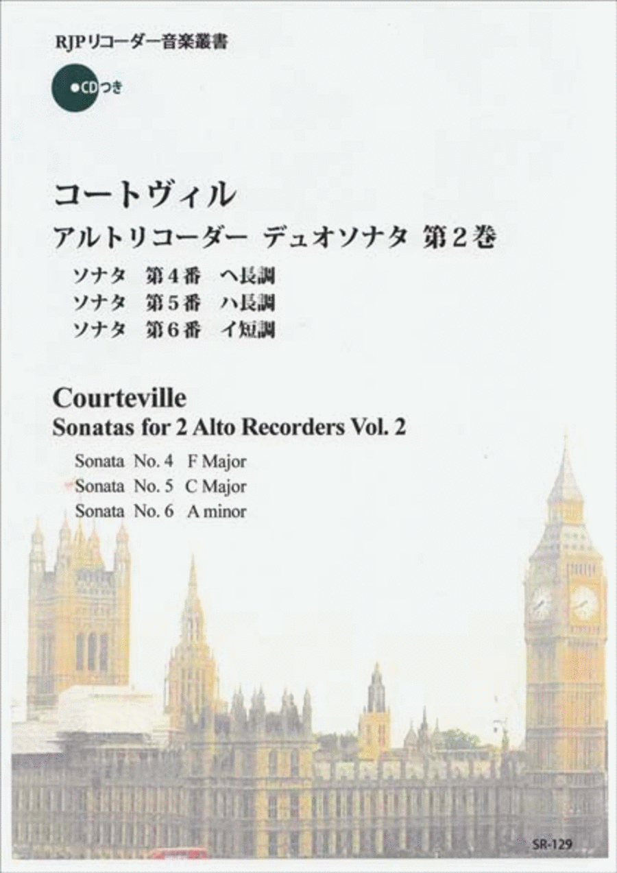 Sonatas for 2 Alto Recorders Vol. 2