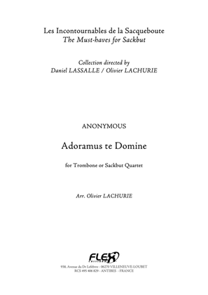 Book cover for Adoramus te Domine