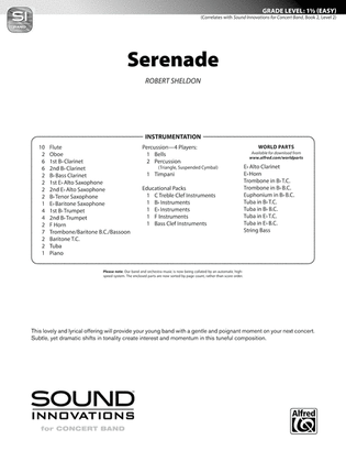Serenade: Score