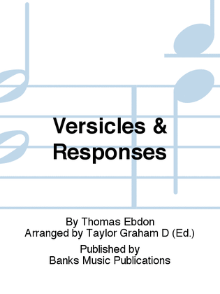 Book cover for Versicles & Responses