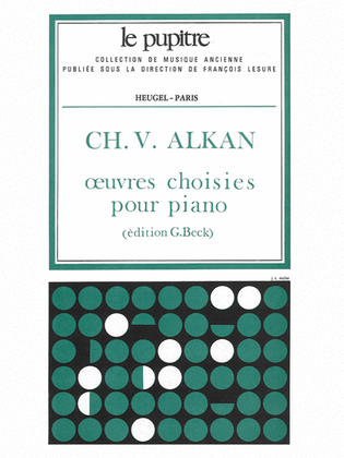 Book cover for Oeuvres choisies pour Piano