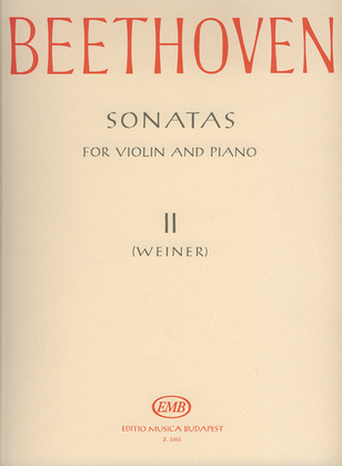 Book cover for Sonaten II für Violine und Klavier