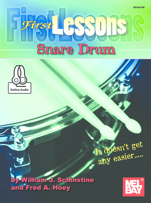 Book cover for First Lessons Snare Drum