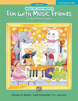 Book cover for Music for Little Mozarts Coloring Book, Book 2