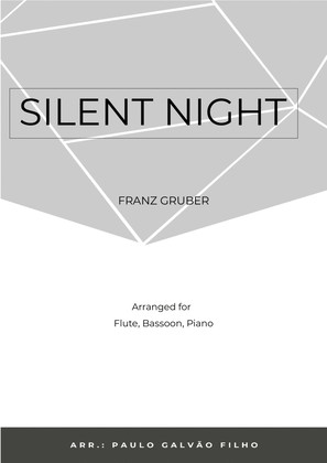 Book cover for SILENT NIGHT - WIND PIANO TRIO (FLUTE, BASSOON & PIANO)