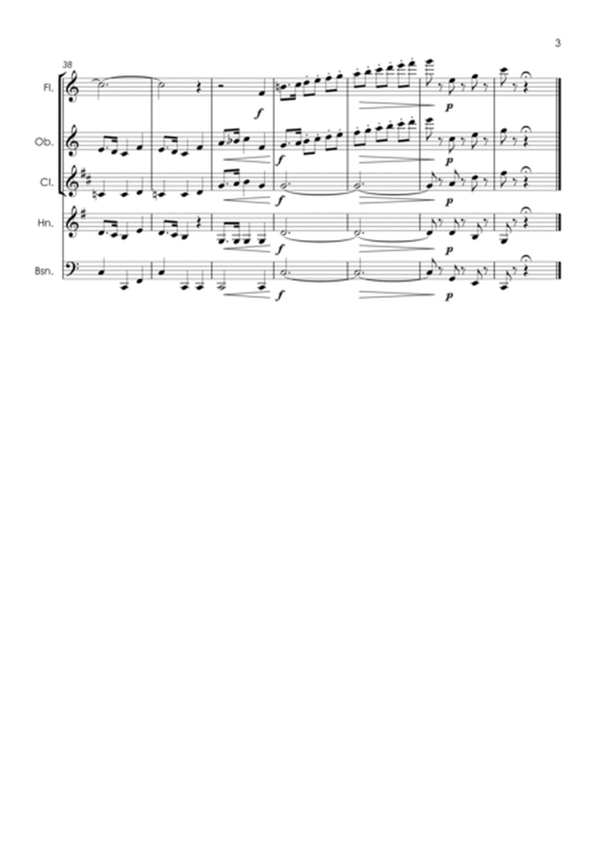 COMPLETE: Six Christmas Pieces (Sechs Kinderstücke für das Pianoforte) All 6 pieces - wind quintet image number null