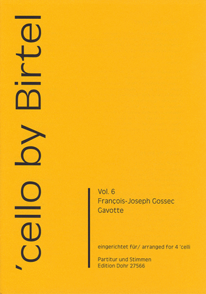 Book cover for Gavotte (für vier Violoncelli)