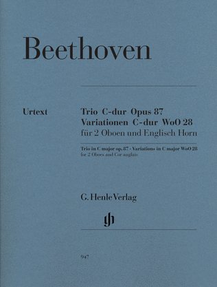 Trio in C Major, Op. 87/Variations in C Major, WoO 28