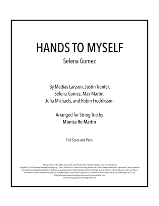 Book cover for Hands To Myself