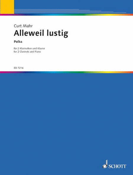 Alleweil Lustig Polka 2 Clars/pf