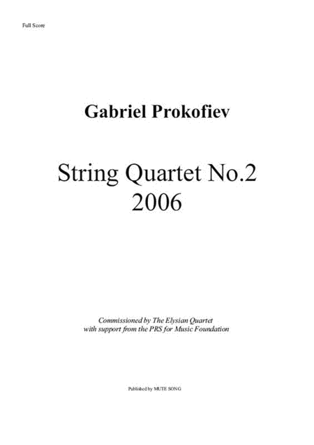 String Quartet No. 2