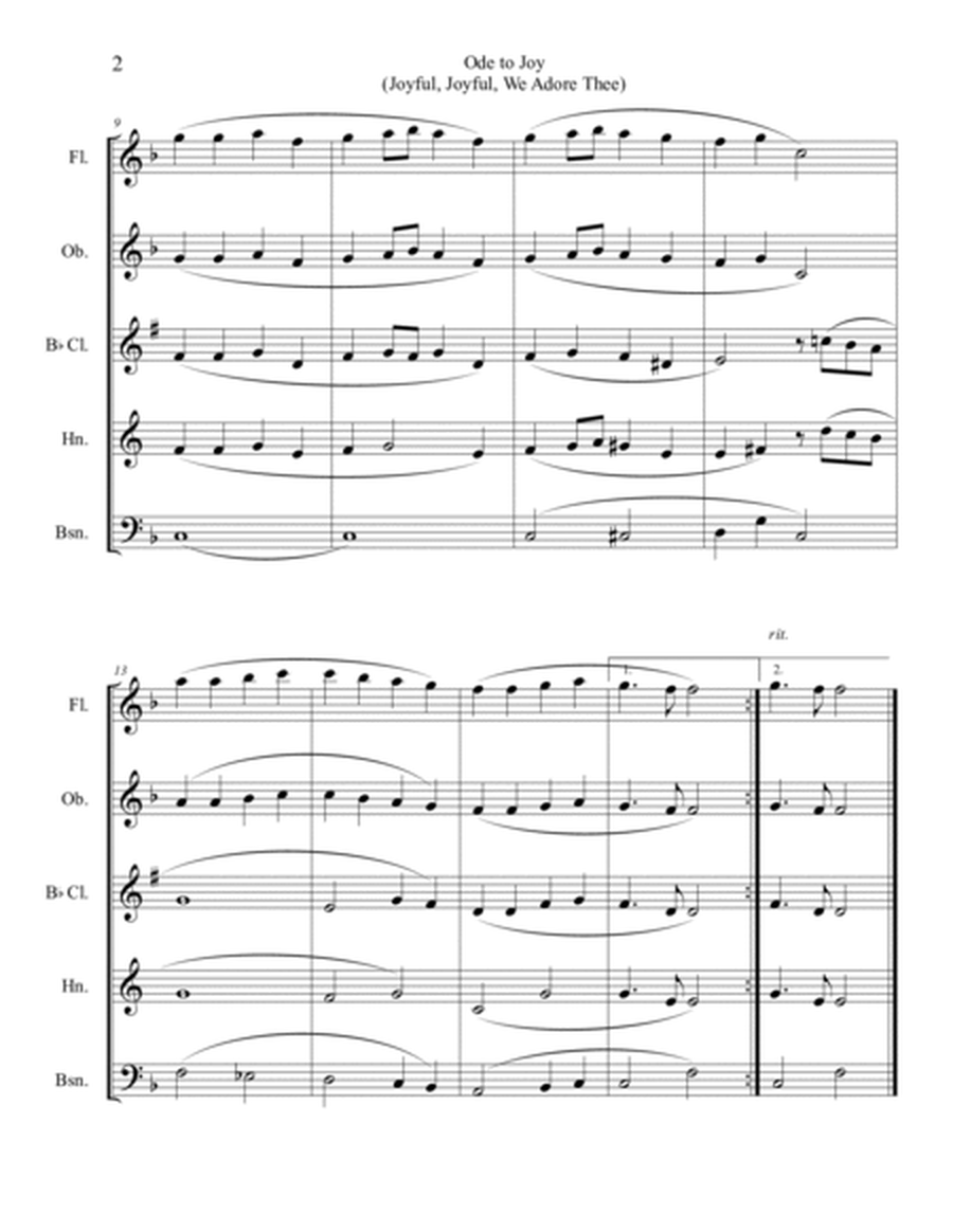 20 Easter Hymns for Woodwind Quintet: Vols. 1 & 2 image number null