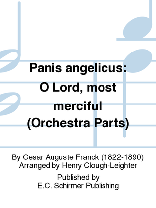 Book cover for Panis angelicus O Lord, most merciful (Orchestra Parts)