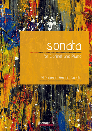 Book cover for Sonata for Clarinet and Piano