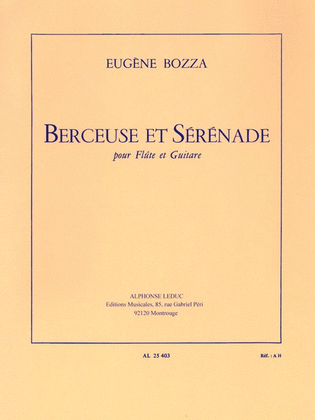 Book cover for Berceuse Et Serenade (flute & Guitar)