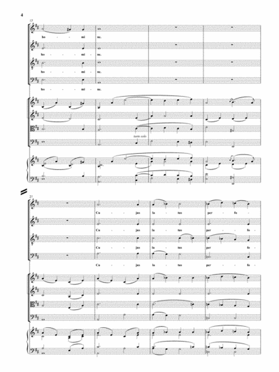 Ave Verum Corpus for Choir SATB, String Orchestra and Organ image number null