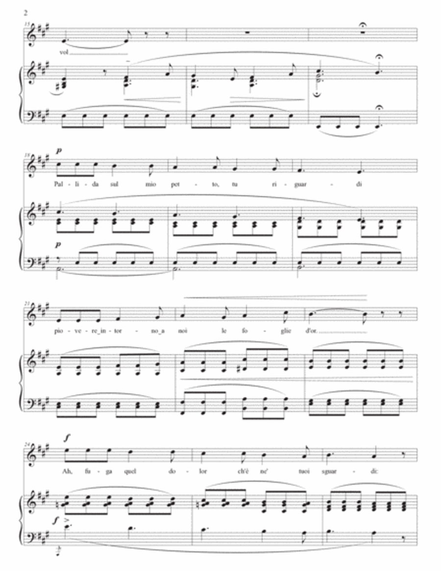 TOSTI: Baciami! (transposed to A major) by Francesco Paolo Tosti Voice - Digital Sheet Music