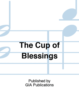Book cover for The Cup of Blessings