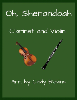 Book cover for Oh, Shenandoah, Clarinet and Violin