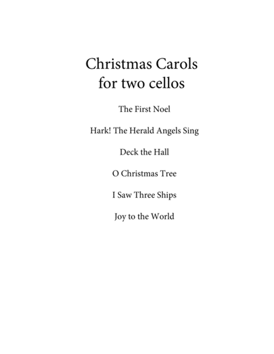 Christmas Carols for Two Cellos