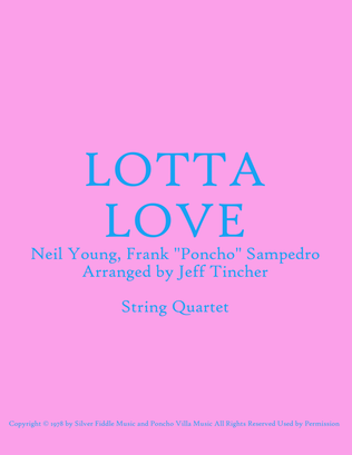 Book cover for Lotta Love