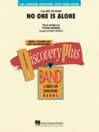 Book cover for No One Is Alone (from Into the Woods)