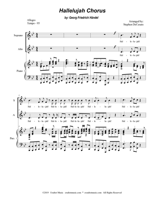 Book cover for Hallelujah Chorus (2-part choir - (SA)