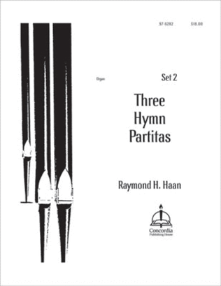 Book cover for Three Hymn Partitas, Set 2