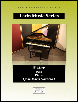 Book cover for Ester - Vals for Piano (Music from Latin America)