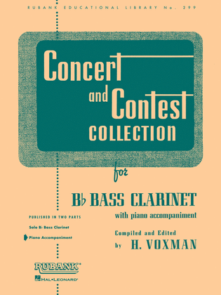 Concert and Contest Collection for Bb Bass Clarinet