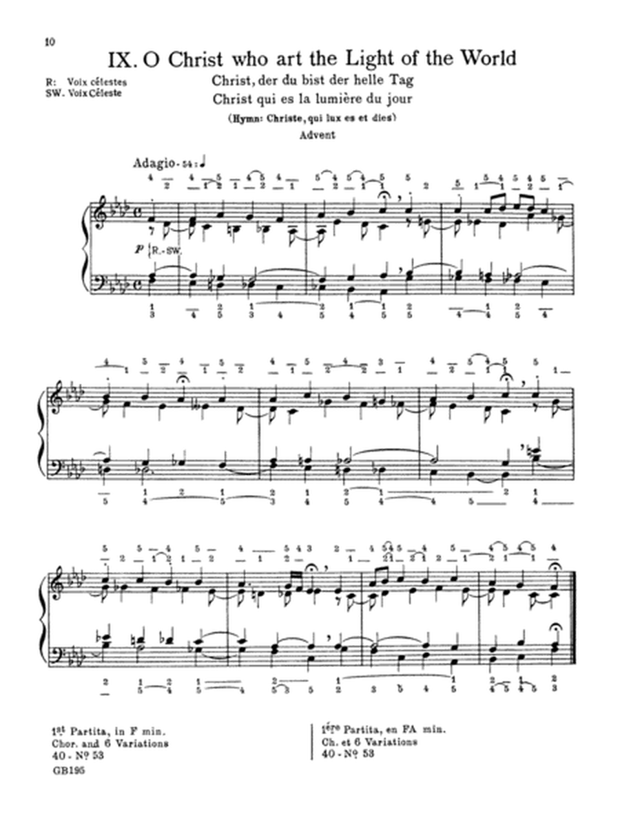 Seventy-Nine Chorales for the Organ, Opus 28