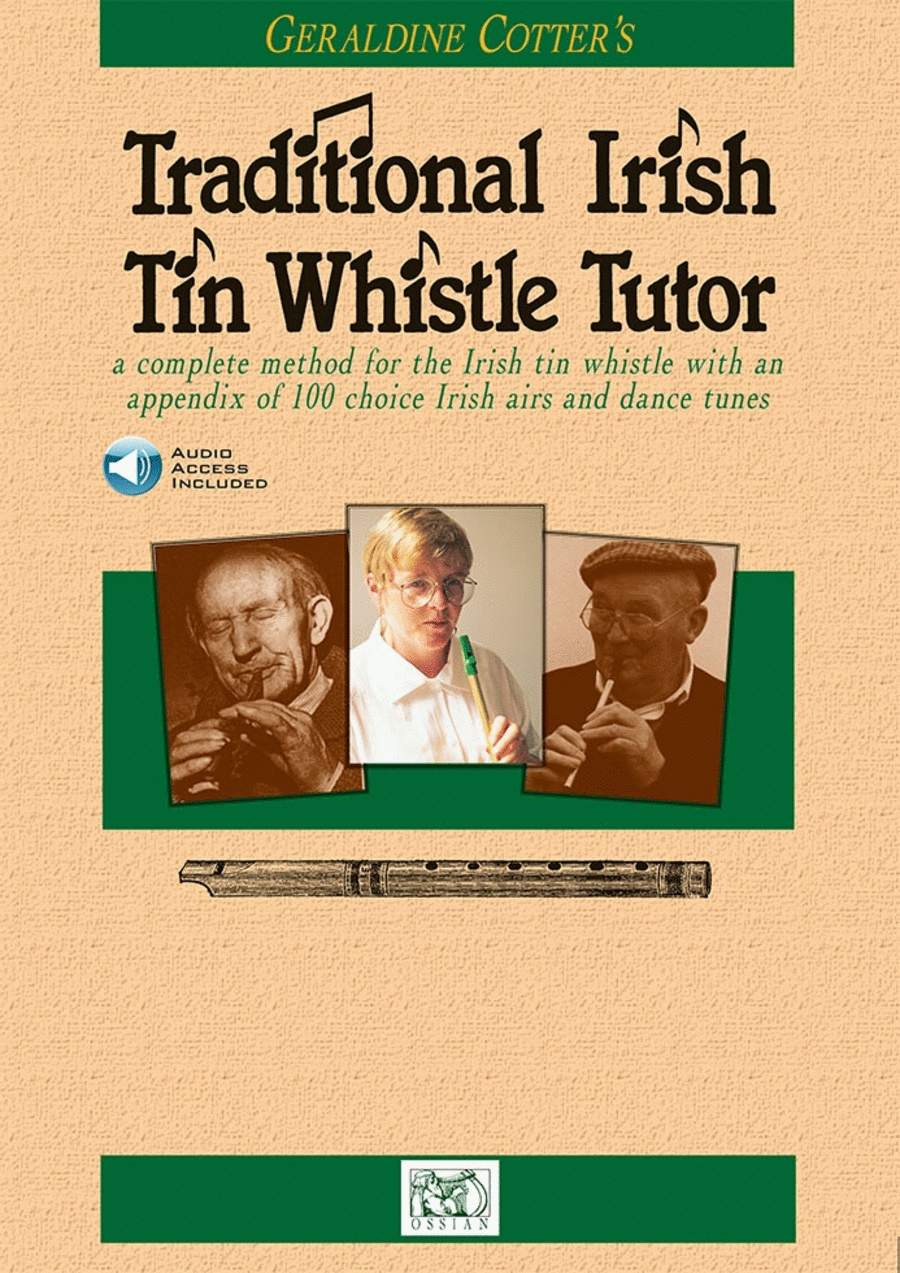 TRADiITIONAL IRISH TIN WHISTLE TUTOR BK/CD