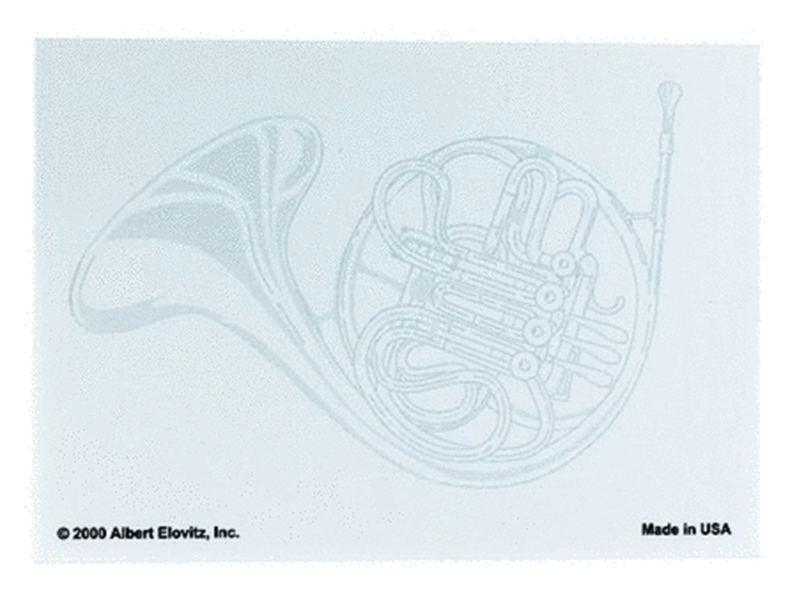 Sticky Pad French Horn