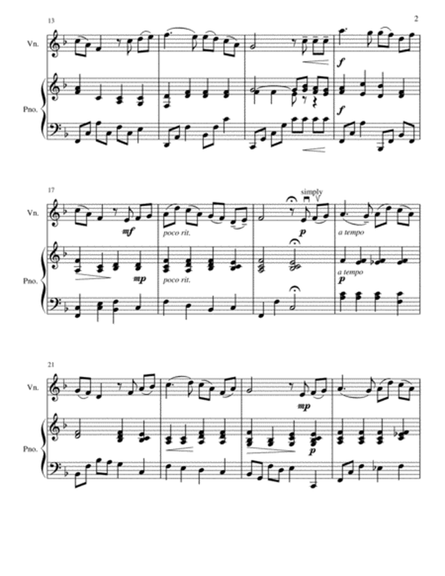 Danny Boy Violin and Piano image number null